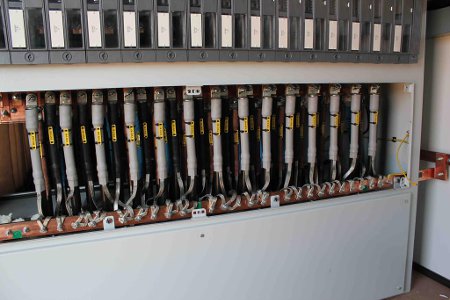 LV Switchboard Terminated - 56 x Leoni Solar ALU-ATA Cables Labelled & Terminated 